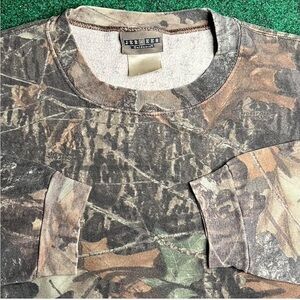 Vintage Jerzees Mossy Oak Camo Crewneck Sweatshirt